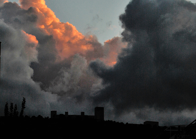 Nubes en el castillo