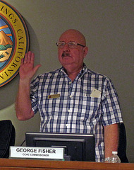 George Fisher Swearing In (0664)