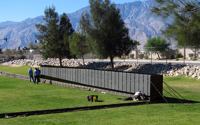 Vietnam Memorial Moving Wall at DHS High School (2470)