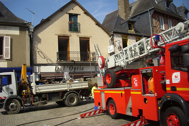 Incendie en notre maison