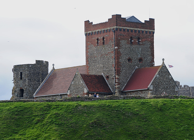 Kirche von St Mary-in-Castro und römischer Leuchtturm