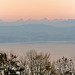 Crépuscule au lac de Morat ...