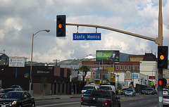 Great L.A. Walk (1138) Crossing Santa Monica Blvd