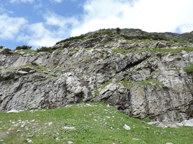 Gebirge an der Kölnbreinsperre