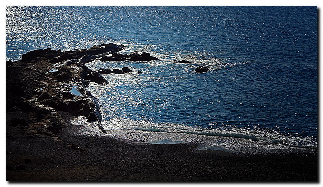 schwarz / blau