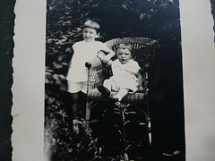 Mit meinem Bruder Alois 1935