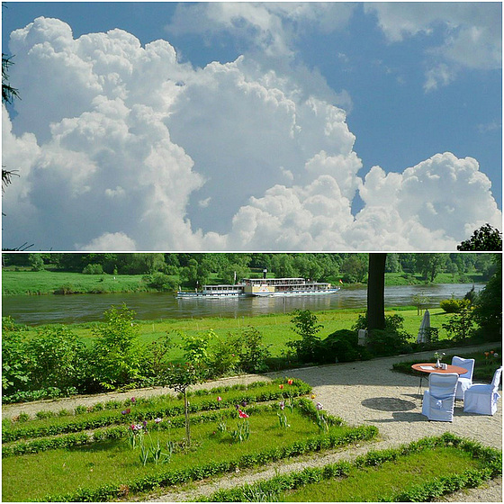 Wolken über dem Elbtal