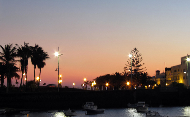 Arrecife am Abend