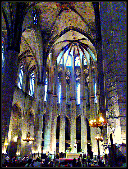 Barcelona: Catedral de Sta. María del Mar.