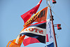 Industrie and Stork flags on the Prins van Oranje