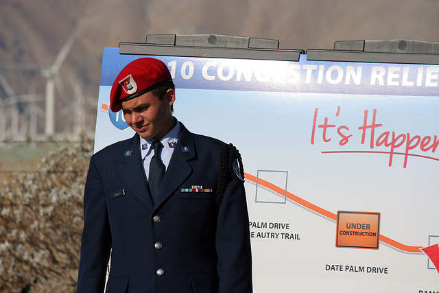 AFROTC at I-10 Overpasses Ribbon Cutting (3318)