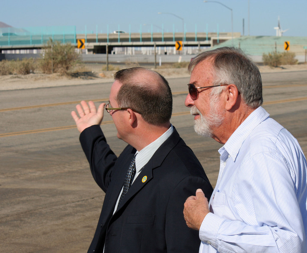 Councilmember Matas & Al Schmidt at I-10 Overpasses Ribbon Cutting (3341)