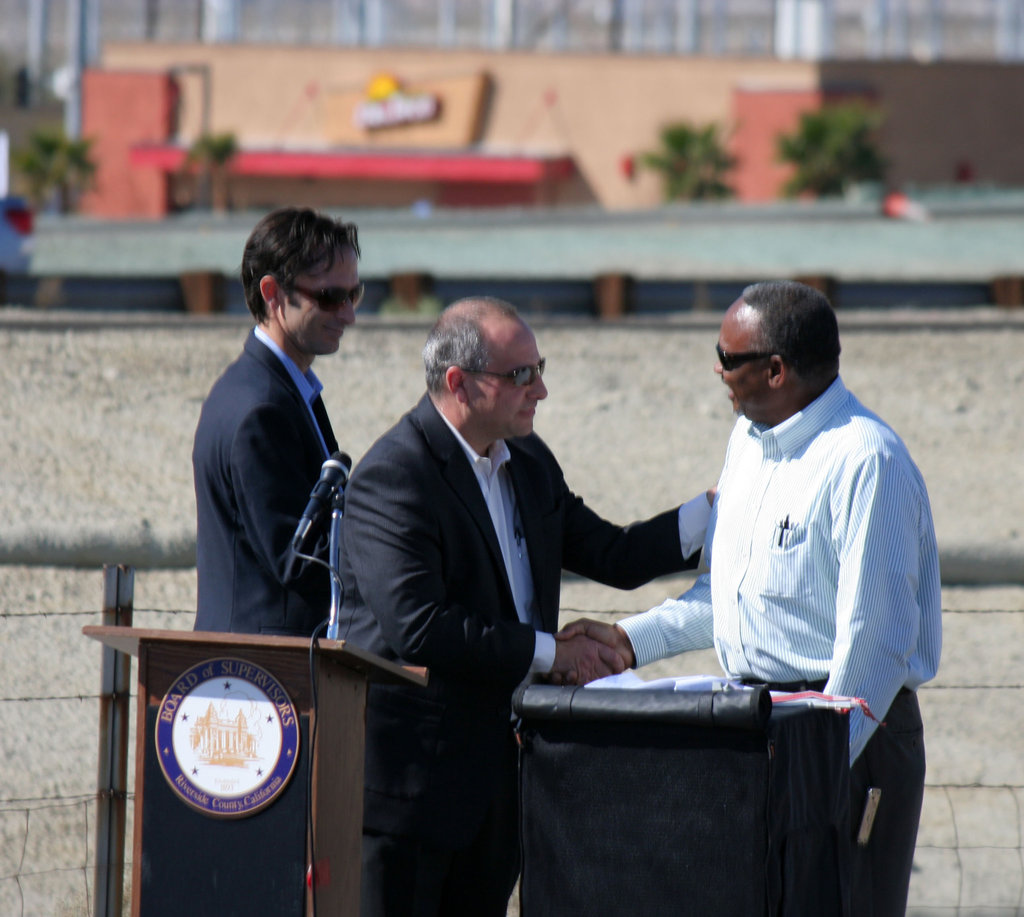 Dennis Green at I-10 Overpasses Ribbon Cutting (3434)