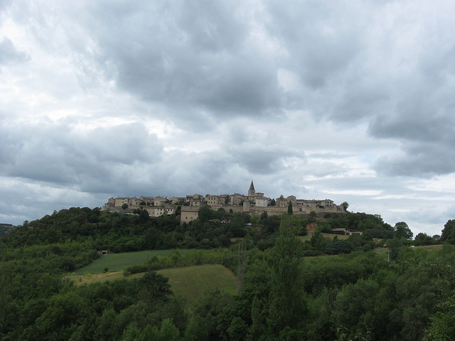 A "Bastide" on a hill.