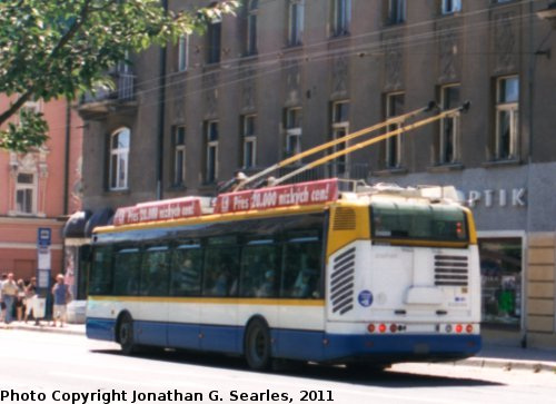 Skoda Hybrid Bus, Cropped Version, Marianske Lazne, Karlovarske kraj, Bohemia (CZ), 2011