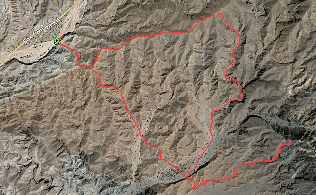 Sheephole Meander map