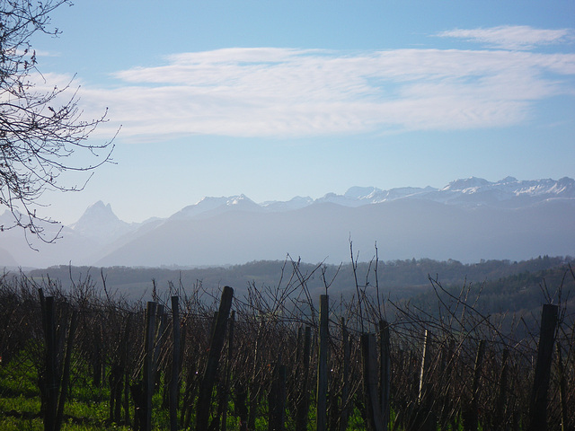 La chaîne depuis les coteaux de Jurançon 3