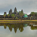The famous view of Angkor Wat
