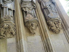 Tympan de la cathédrale d'Augsburg.