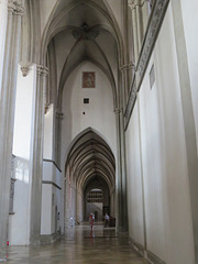 Cathédrale d'Augsburg : bas-côtés.