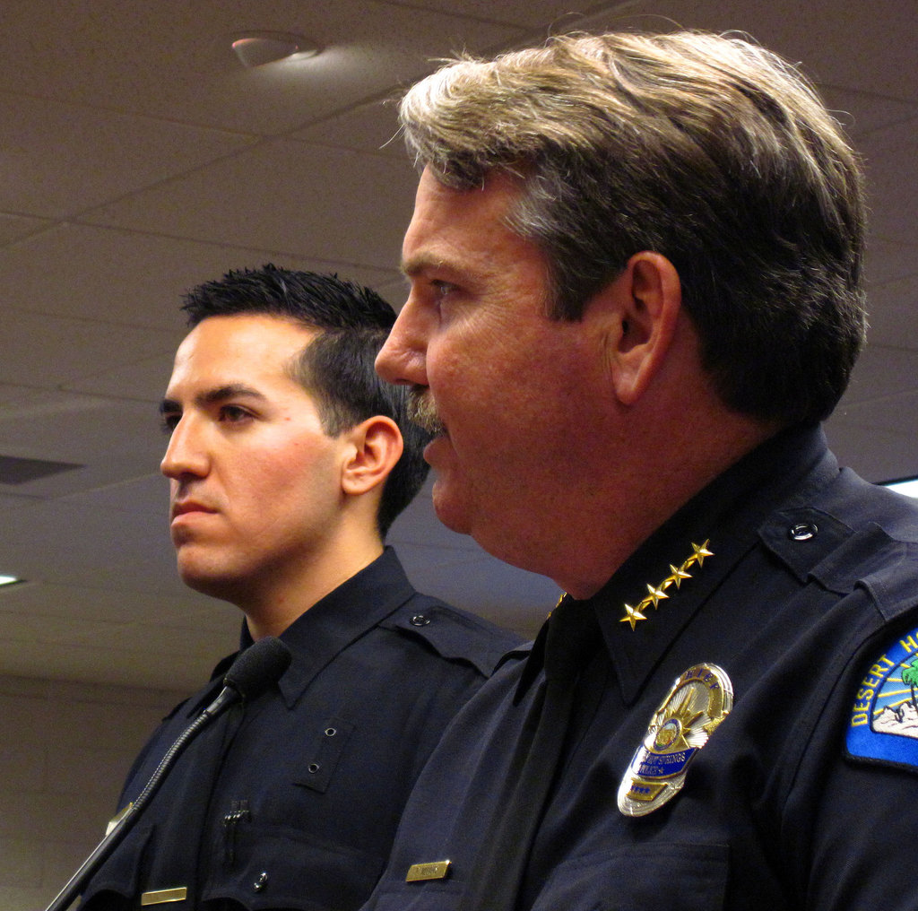 Officer Michael Placencia & Chief Pat Williams (1670)