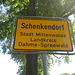 Ortseingang Bike - Schenkendorf