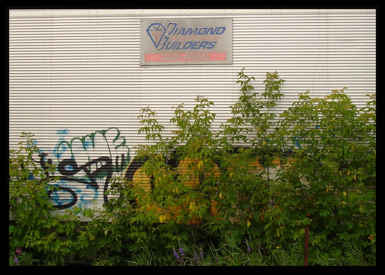 Diamonds builders graffitis / Constructeur de diamands graffitiens - Recadrage