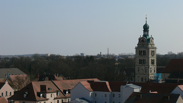 Regensburg - Blick von der Dreieinigkeitskirche