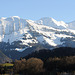 Les Alpes fribourgeoises enneigées...