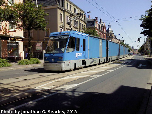 VW CarGoTram, Dresden, Sachsen, Germany, 2013