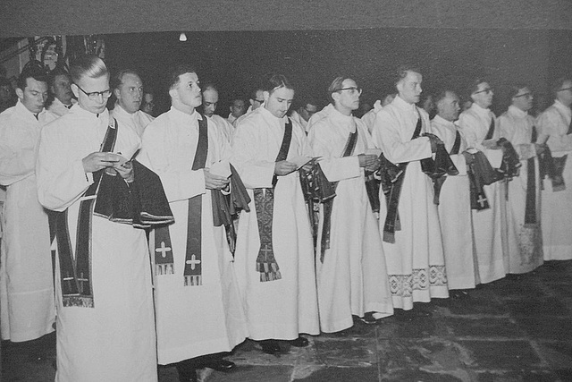 Priesterweihe im Hohen Dom zu Paderborn 15. Juli 1958