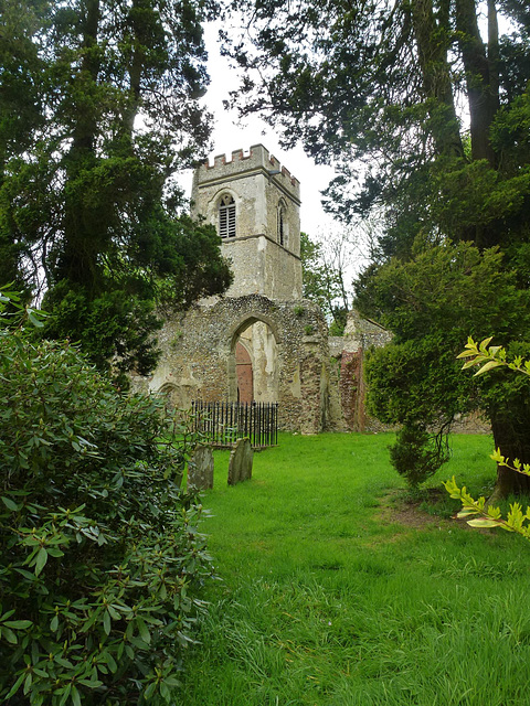 old church, ayot st. lawrence, herts