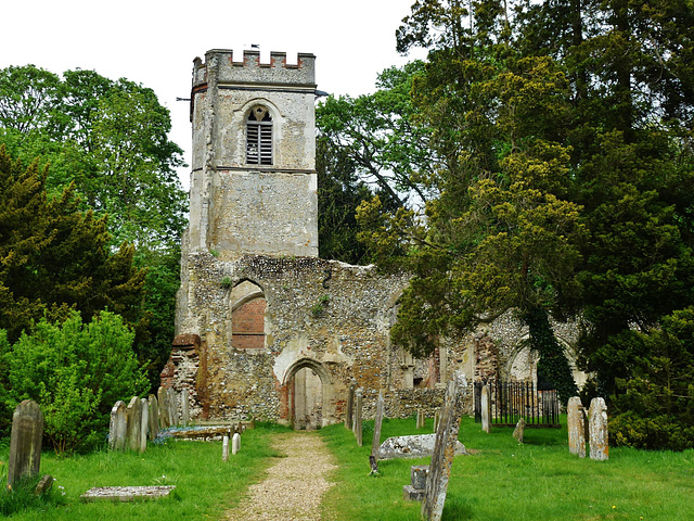 old church, ayot st. lawrence, herts.