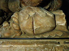 wheathampsteadchurch, herts, c16 alabaster tomb by roiley of sir john +1558 and margaret brocket