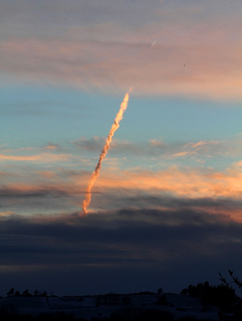 Crépuscule de  février