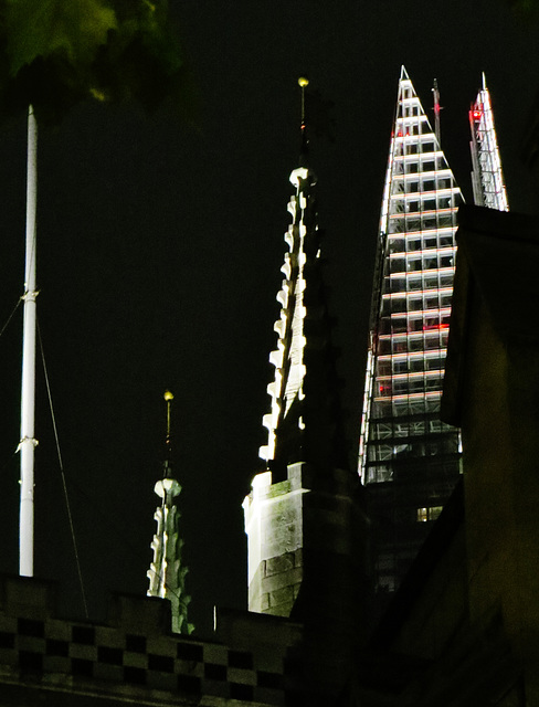 shard and southwark cathedral, london