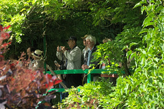 Visitors to Monet's Garden in Giverny - May 2011