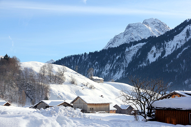 Winter im Bregenzer Wald