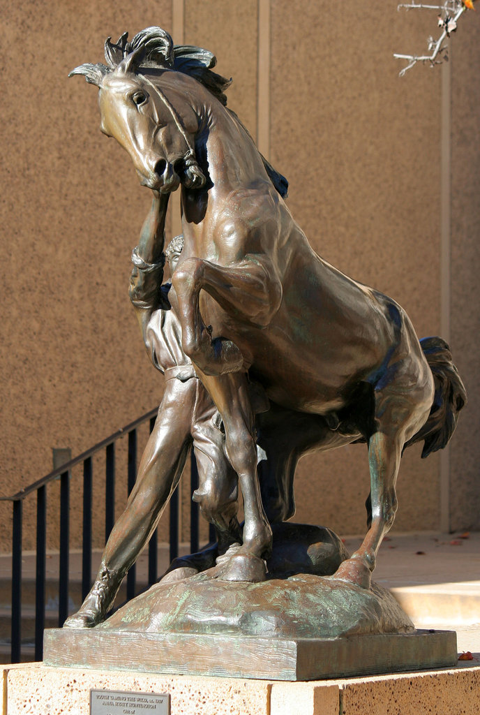 Balboa Park - Youth Taming The Wild by Anna Hyatt Huntington (2240)