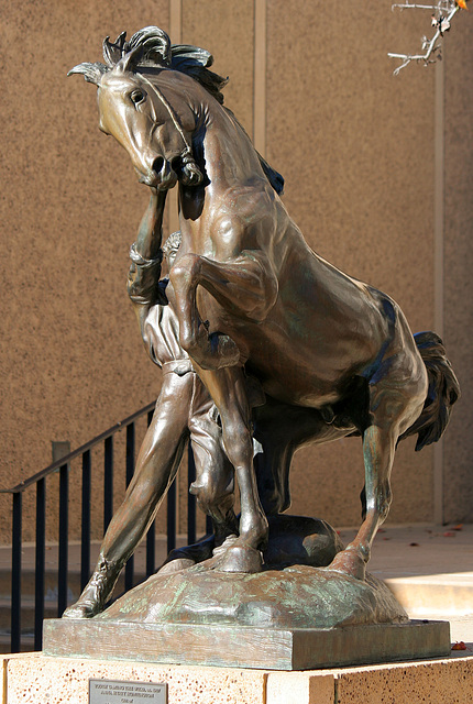 Balboa Park - Youth Taming The Wild by Anna Hyatt Huntington (2240)