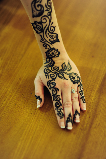 Henna engagement ring