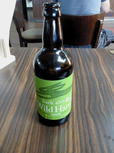 Wild Hare Ale in Bristol Airport, Bristol, England (UK), 2013