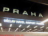 Vaclav Havel Airport Prague Sign, Ruzyne, Prague, CZ, 2013