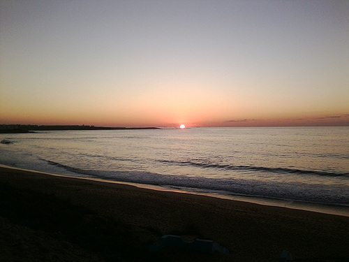 coucher de soleil a sidi bouzid.