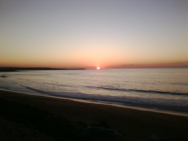 coucher de soleil a sidi bouzid.