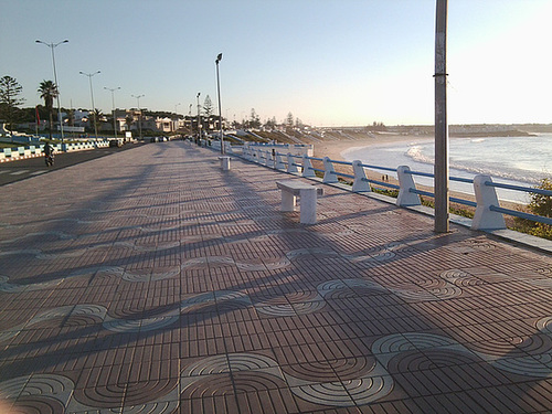 Plage de sidi bouzid au Maroc.