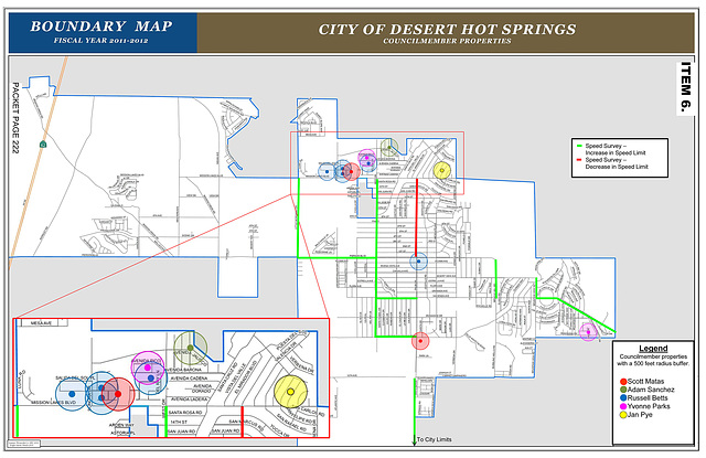 DHS Speed Survey & Councilmember Locations