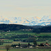 Les Alpes fribourgeoises enneigées...