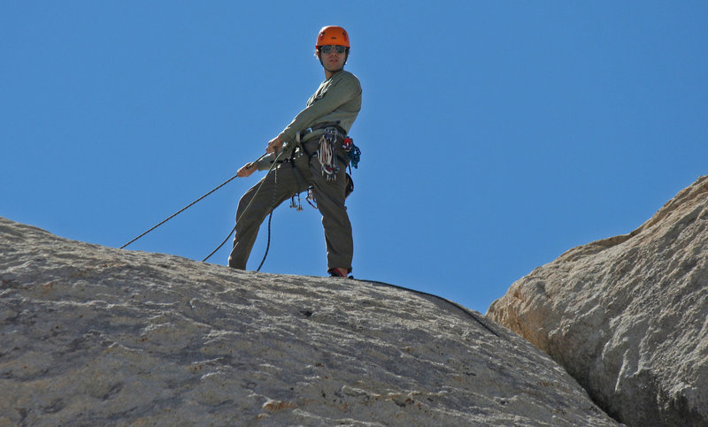 Rock Climber in Joshua Tree NP (3607)