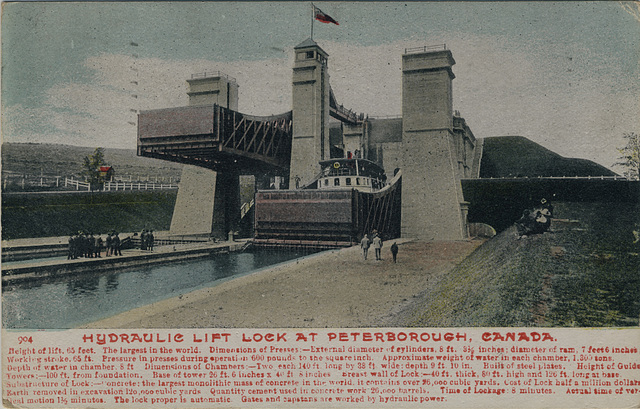 Hydraulic Lift Lock at Peterborough, Canada